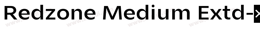 Redzone Medium Extd字体转换